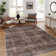 Tapis court rouille à motif rétro Western