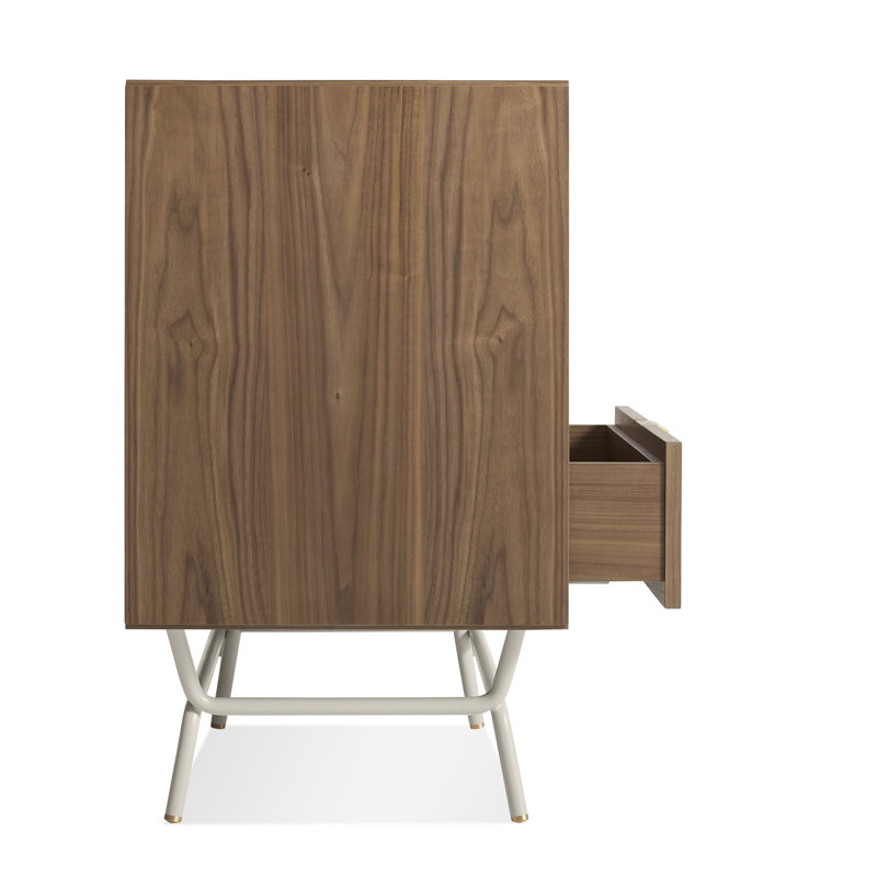 Dang 6 - Drawer Dresser, Walnut/Putty Gray