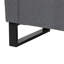 Linen Upholstered Storage Bench