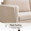 Cicero 204Cm Linen Flared Arm Sofa-989235779