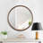 Wood Round Wall Mirror for Bathroom Bedroom Vanity Home Decoration-1011608375-1013173690