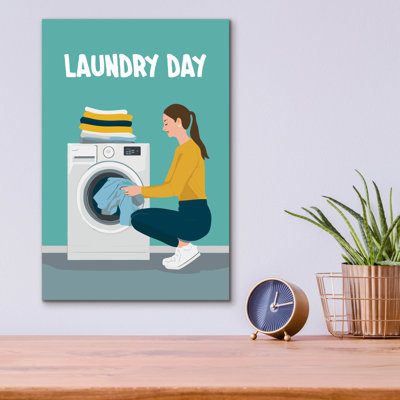 «Laundry Day» par Andreas Magnusson, art mural en verre acrylique