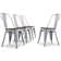 Linzy 33.5'' H Metal Stacking Side Chair