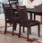 Mid-Century Modern Set Of 2 Counter Height Chairs