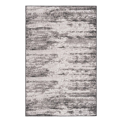 Noushin Charcoal Cartago Indoor/Outdoor Modern Rug