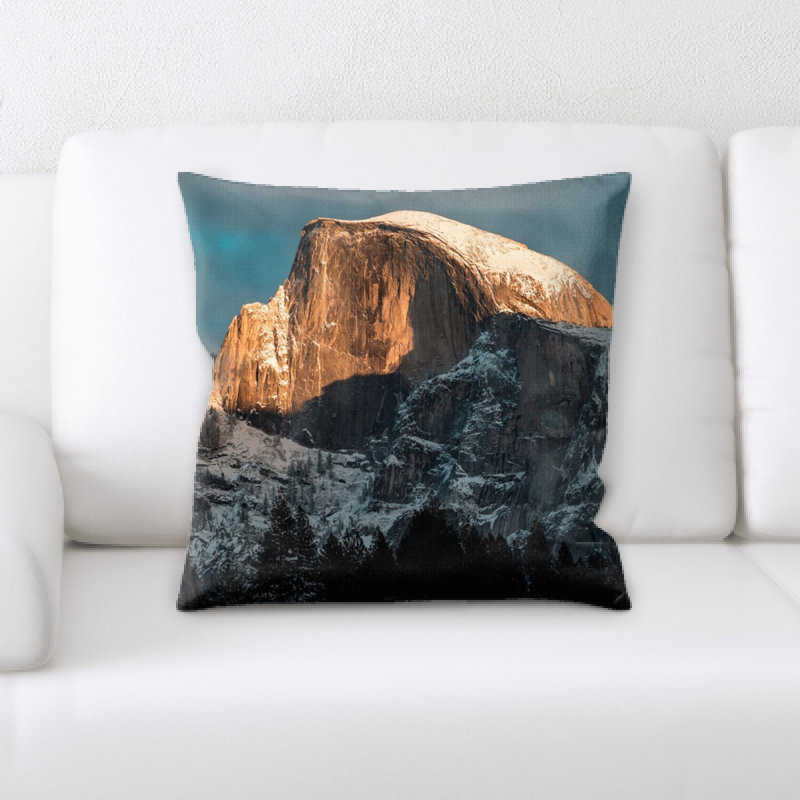 Coussin en peluche de parc national yosemite