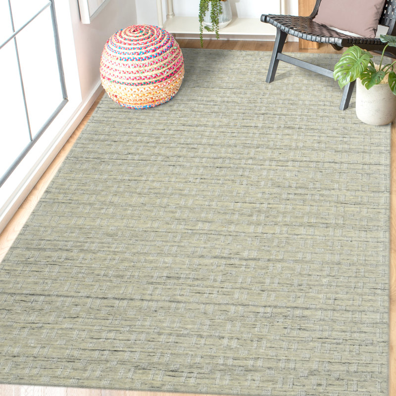 Sundra Wool Geometric Indoor Rug, Rectangle 5' x 7'6"
