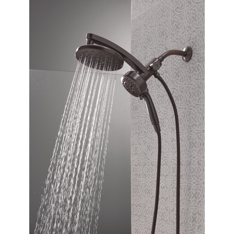 7-Setting PivotPro 3-in-1 Combination Shower Head with ProClean High Pressure Spray 1.75 GPM Oil Rubbed Bronze