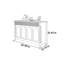 Armoire de rangement multifonctionnelle de style médiéval
