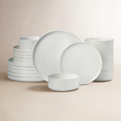 18-Piece Dinnerware Sets, Stoneware Dish Set (Set of 6)