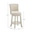 Tabouret de bar et de comptoir pivotant Ametra-86103015-44277592-44277593