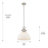 Bales 1-Light Dimmable Dome Pendant-91584192-91584193