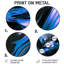 Captivating Marble Ii - Décoration murale abstraite sur métal-88627682-120146464