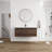 Wicham 48 " W Wall Mounted Wall Mounted 1 Single Vanity Bathroom Vanity With Resin Top-1710025757