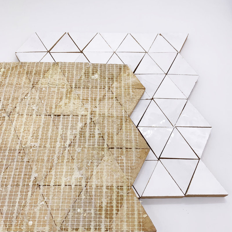 Giza 2" x 2" Ceramic Mosaic Wall Tile, White