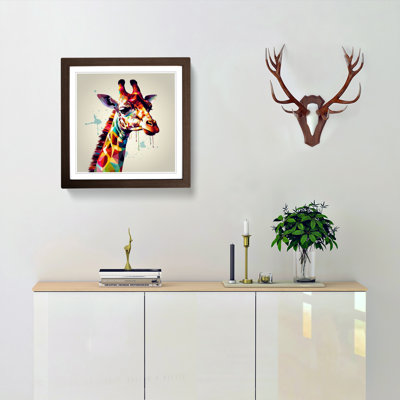 Giraffe - Framed Print