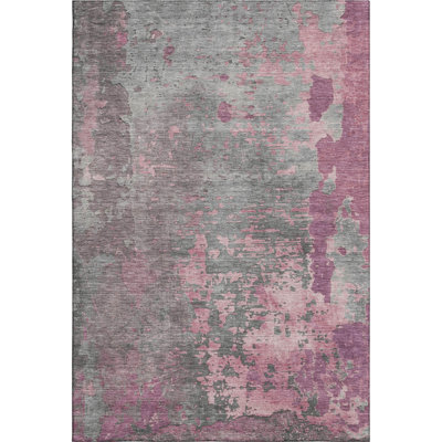 Premium Machine Washable Mehara AMF1702 Abstract Rug