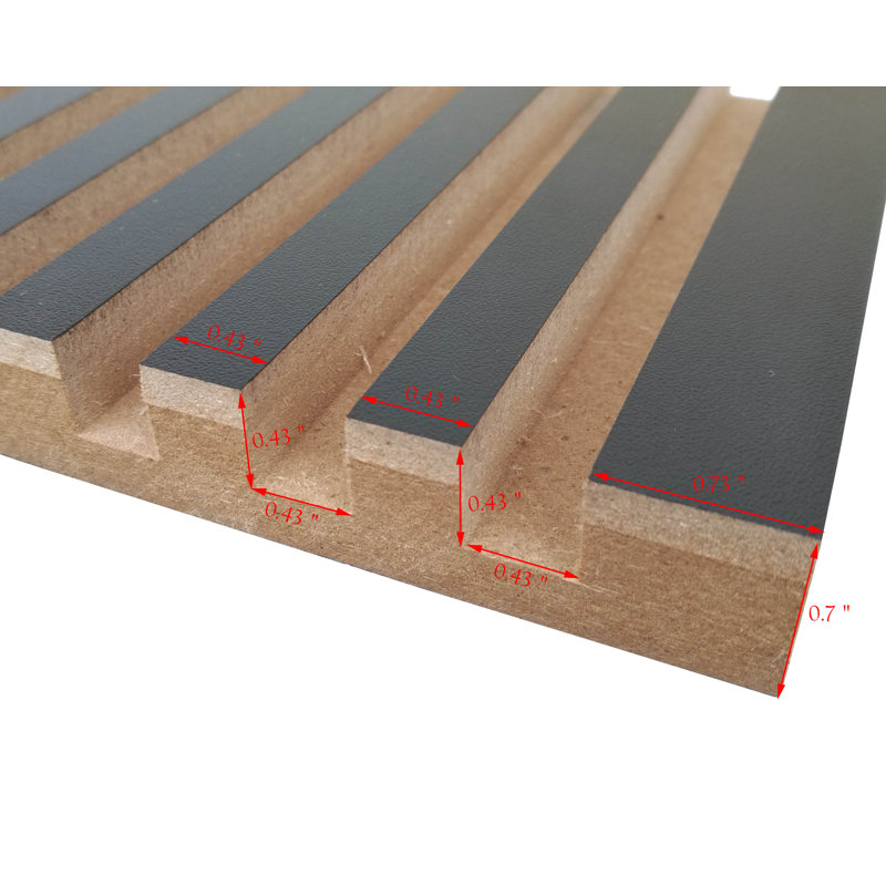 0.71 " H Media Shelves