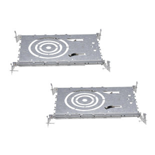 Universal Mounting Plate For 4" And 6" Canless Recessed Lighting Compatible With 4 Inch And 6 Inch Recessed Downlights (Set of 24)