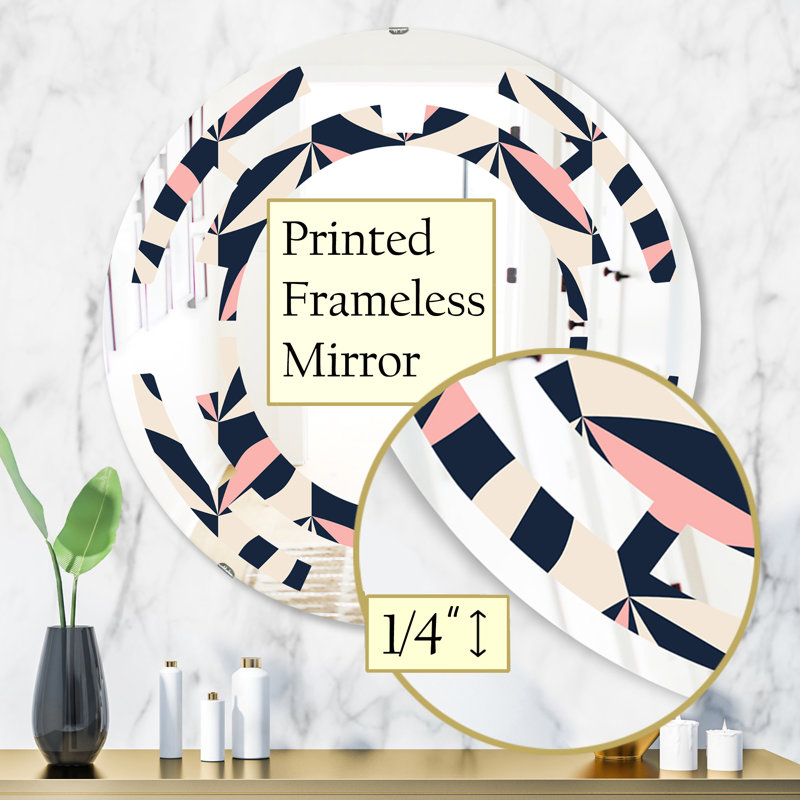 Miroir mural Floral, 31,5 po x 31,5 po