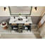 60" Finish Solid Wood Sink Vanity With 1' Artificial Stone Top-536285172-536285169