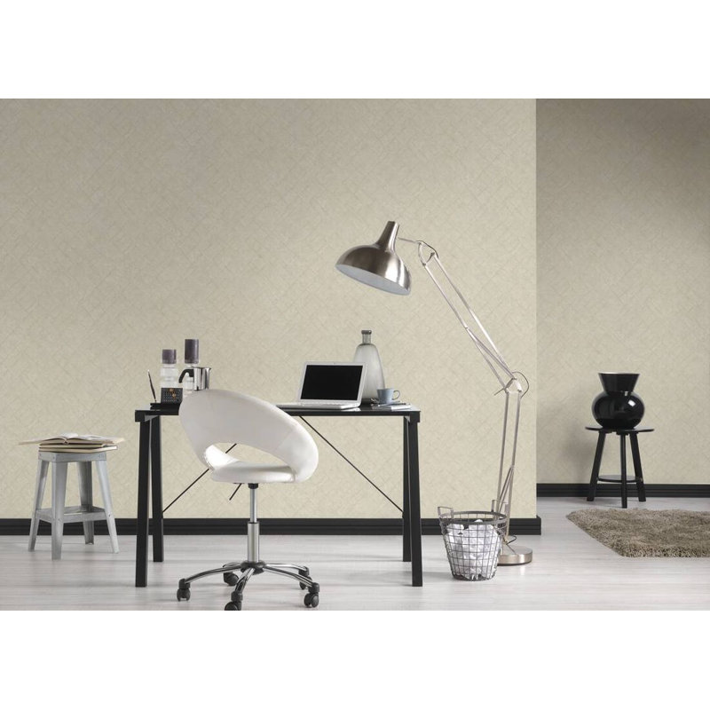 Rouleau de papier peint L 33 pi x l 21 po, Beige / Crème