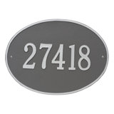 Hawthorne 1-Line Wall Address Plaque