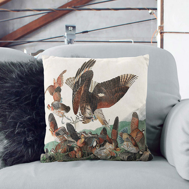 Square Throw Cushion, 40cm H x 40cm W x 15cm D