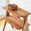 Table d'appoint en bois avec tablette de rangement à 2 niveaux Farmhouse-332325404