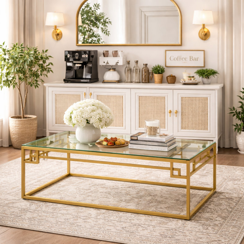 Allure Coffee Table, Gold