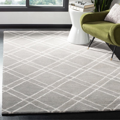 Milroy Hand Tufted Wool Geometric Rug
