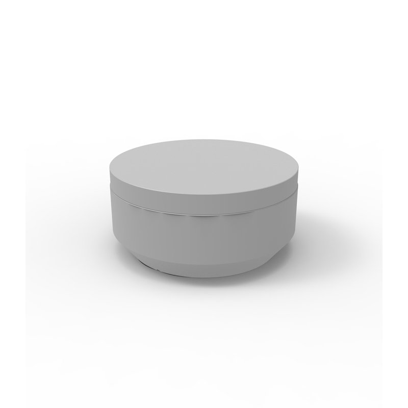 Repose-pieds rond Vela de 31,5 po de diamètre Vela, Acier