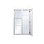 Armoire à pharmacie encastrée ou murale en aluminium avec miroir et étagère ouverte, 61 cm (L) x 91 cm (H)-223329963-223329967