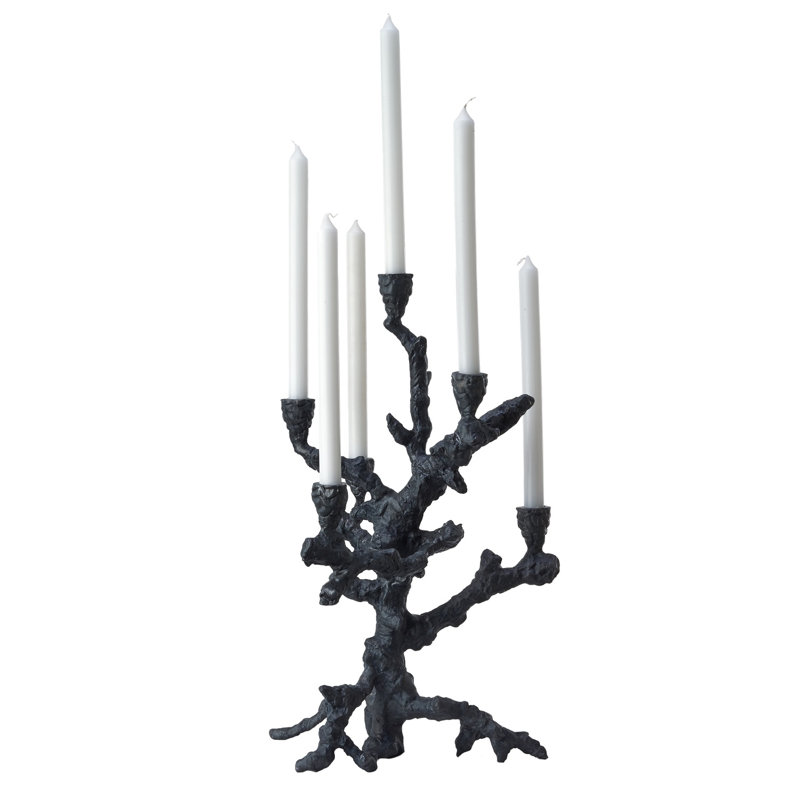 Porte-bougie Alfrida graphite