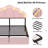 Upholstered Kids Platform Bed with LED Lights and Petal Headboard-1341142307-1341142305