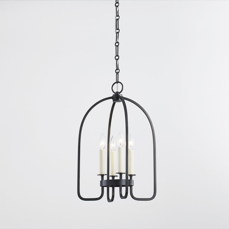 Oakville 4 Light Lantern, Aged Brass, 21.5" H x 14.25" W x 14.25" D