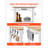18X23in Kitchen Island Cart Rolling Storage Table With Single Door Cabinet