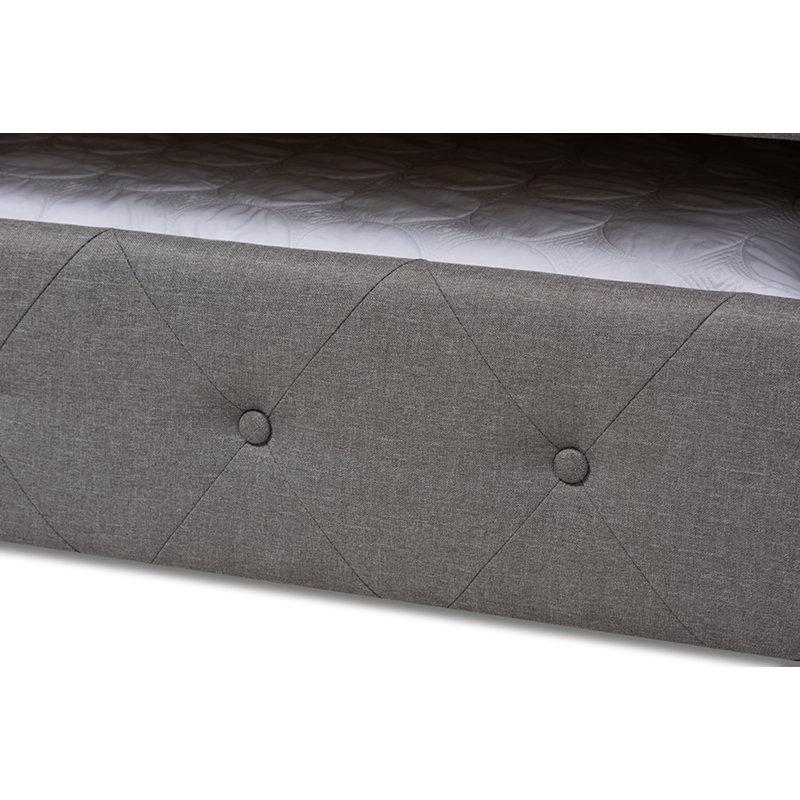 Monastiri Upholstered Daybed, Gray, Full