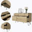 Commode 4 tiroirs Stowe Chêne clair