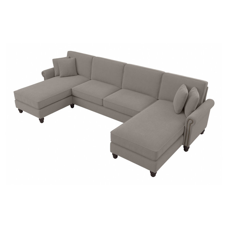Canapé modulaire de coin Aliye, Beige