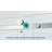 Semi-Frame Single Sliding Shower Door,Stainless Steel ,Thick Tempered Clear Glass-112517991