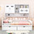 Wooden Daybed with Shelves and 2 Drawers-1443420128-1443420143