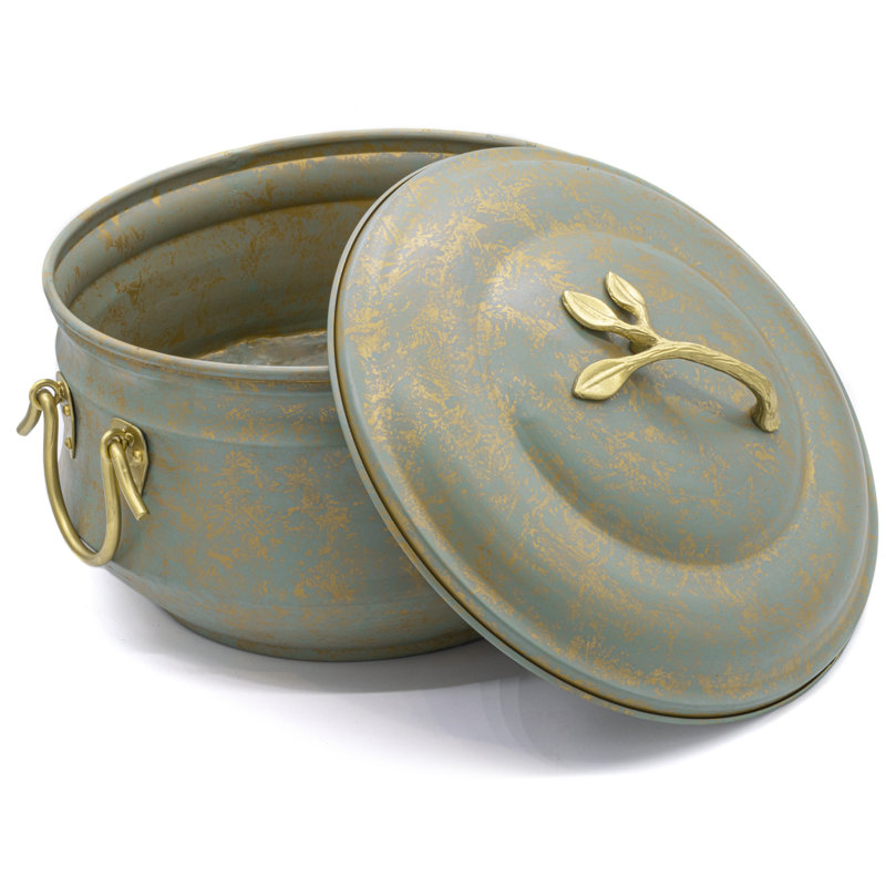Sedona Metal Container Hose Pot