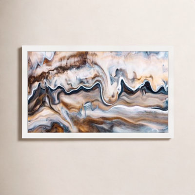 Copper and Blues Painting by Oliver Gal