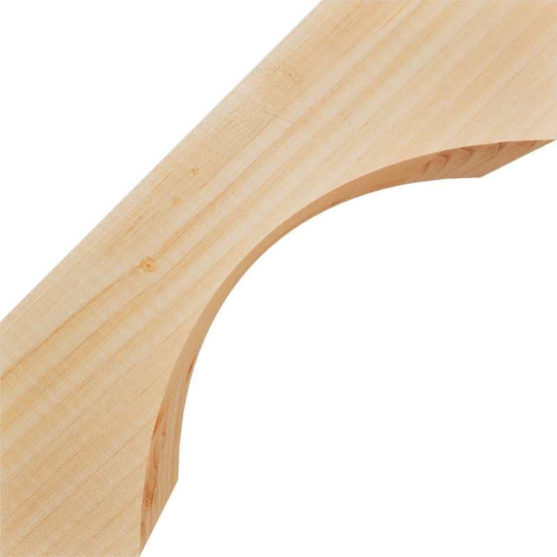 Attelle de genou Westlake, Sapin de Douglas, H 10 po x l 3,5 po x P 10 po, Lisse