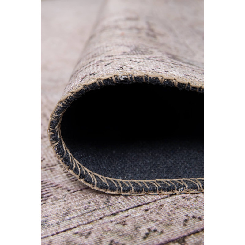 Vonzay Premium Machine Carpet, Beige, 29.5 x 59.1 inches | 100% Polyester, 1850 g/m², Pile Height: 0.2 inches | Eco-Friendly Recycled Poly Cotton Underside | Stylish & Durable Area Rug for Home Décor