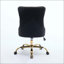 Chaise de bureau Furniture, fauteuil de bureau moderne capitonné en velours capitonné avec base en métal, chaise de bureau pivotante réglable-692856457-692856454-692856455