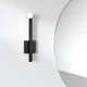 Peary Single Light Steel Dimmable Wallchiere
