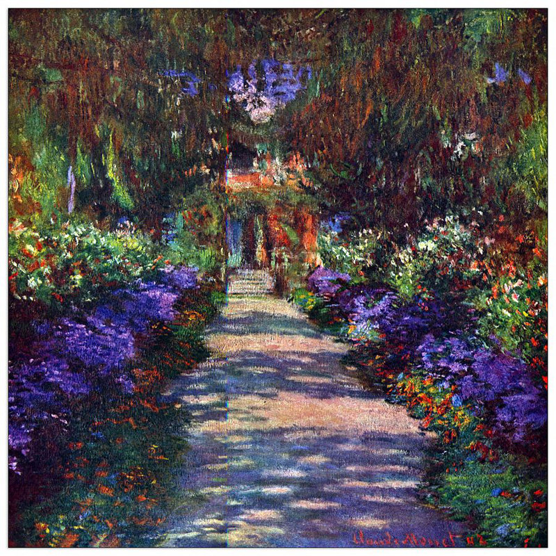 Claude Monet - Wrapped Canvas Painting, 50cm H x 50cm W x 1.8cm D