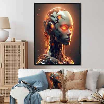 Robotic Demon II sur impression sur toile